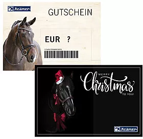 Geschenkgutscheine bei Krämer Pferdesport