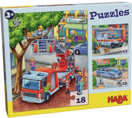 Puzzles Polizei, Feuerwehr & Co.