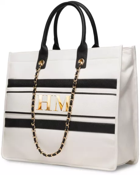 Ivory/Black Canvas Resort Tasche – Abbott Lyon Deutschland