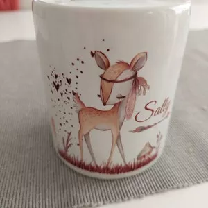 Spardose Kinderspardose Eule mit Name Mädchen Waldtiere | Etsy