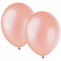 8 Luftballons Rosegold Metallic - Kids Party World
