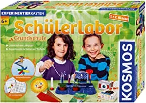 KOSMOS 634315 - Schülerlabor Grundschule 1. und 2. Klasse, Experimente zu Natur und Technik, am Lehrplan der Schule orientiert, Experimentierkasten für Kinder ab 6 Jahre: Amazon.de: Spielzeug