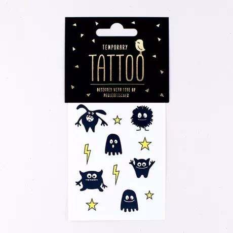 Temporäre Tattoos Monster und Gespenster bei art+form, 3,95 €