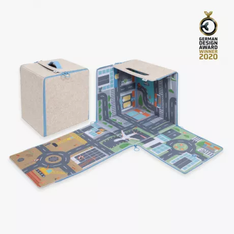 Spielteppich Aufbewahrungsbox Würfel | Action von emma & noah