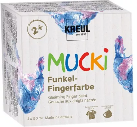 KREUL Mucki Funkel Fingerfarbe 4er-Set online bestellen | MÜLLER