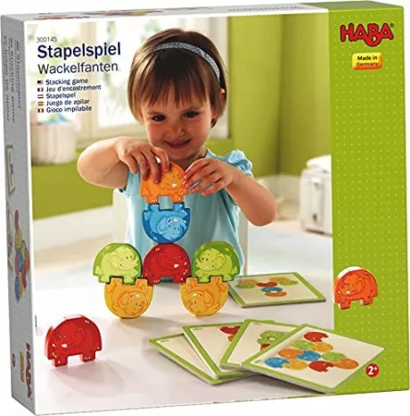 HABA Stacking Game Wigglefants: Amazon.de: Toys