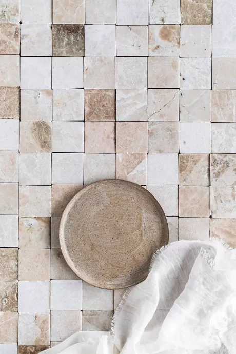 Mini stones backdrop in light beige printed for photographers