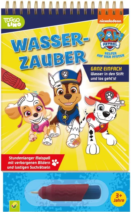 Paw Patrol Wasserzauber Malbuch