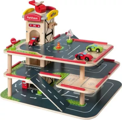 Parkgarage aus Holz inkl. Autos, 10-tlg., myToys ORIGINALS | myToys