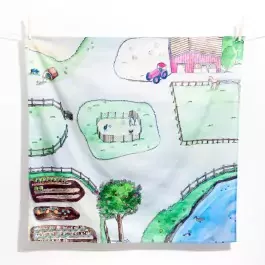 Wonderie Spieltuch Around the Farm MAXI - Holzspielzeug Profi
