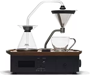 Amazon.com: Barisieur Cafetera con reloj despertador de café, 2 onzas, nogal negro : Hogar y Cocina