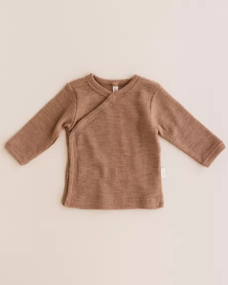 Unaduna Wickel-Cardigan aus Wolle semla - Unaduna