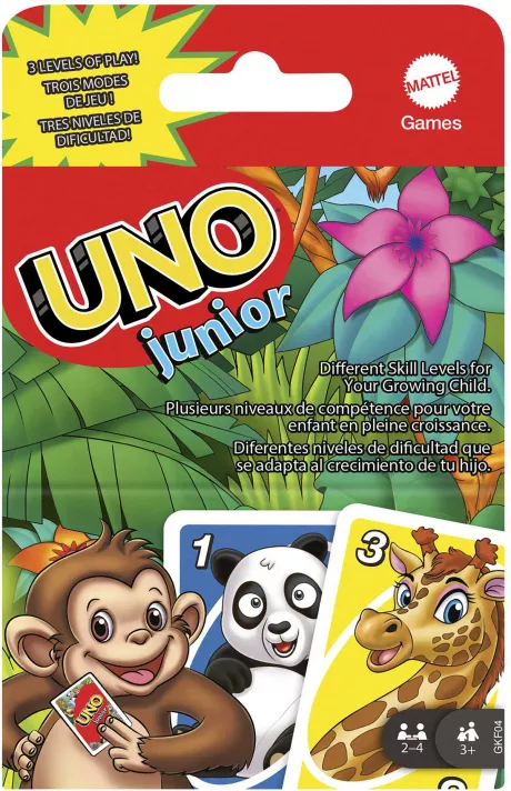 UNO Junior Kartenspiel für Kinder ab 3 Jahren