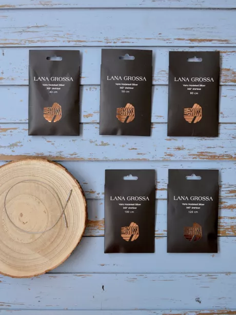 Nadelseil drehbar - in verschiedenen Größen– Knotten Wolle