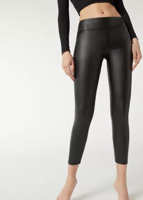 Leggings mit Leder-Effekt - Leggings - Calzedonia