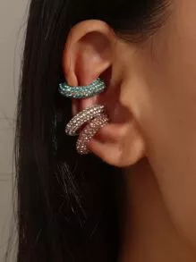 3 unidades de proteção de ouvido com decoração de strass | SHEIN Brasil