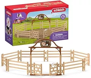 schleich 42434 Pferdekoppel mit Eingangstor, für Kinder ab 5-12 Jahren, HORSE CLUB - Zubehör: Amazon.de: Spielzeug