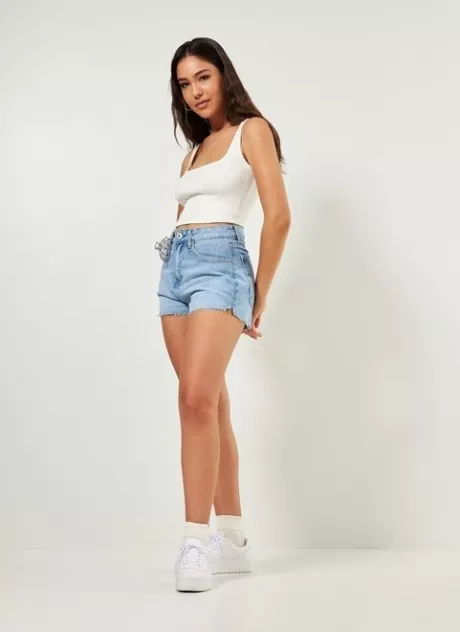 short mom jeans barra cortada - youcom: vem cá conferir suas peças favoritas