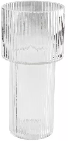 Vase RUNE Ø12xH25cm klar | JYSK