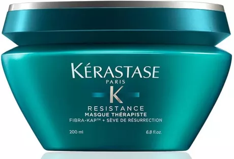 Kérastase Máscara Resistance Masque Therapiste, Cabelos danificados ou quebradiços, Reconstrução, Fibra-Kap®, Sève de Réssurrection, 200 g : Amazon.com.br: Beleza