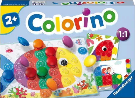 Ravensburger Children's Games 20832 Colorino Children's Game for Learning to Colour Mosaic Plug-In Game, Toy from 2 Years: Amazon.de: Toys