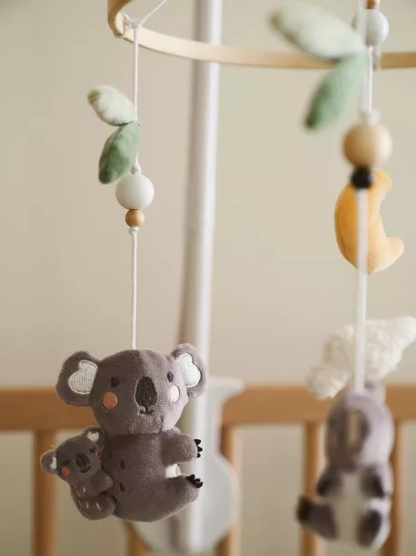Vertbaudet Baby Musikmobile KOALA in grau