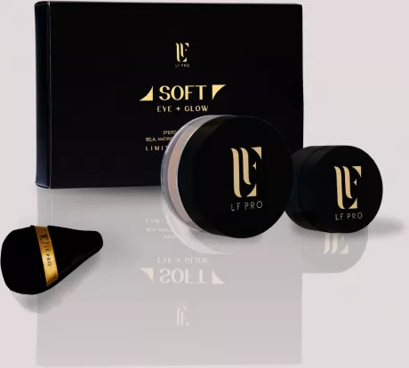 KIT SOFT EYE & GLOW MÉDIO + ESPONJA – LFpro