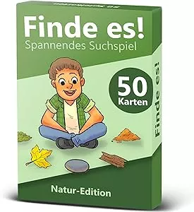 GLÜCKSWOLKE - Finde es I Draußen die Natur neu entdecken I Outdoor Schatzsuche für Kinder I Entdecker Spielzeug & Kinderspiel I Spiele ab 4, 5, 6, 7, 8 Jahre I Geschenk für Mädchen und Junge: Amazon.de: Spielzeug