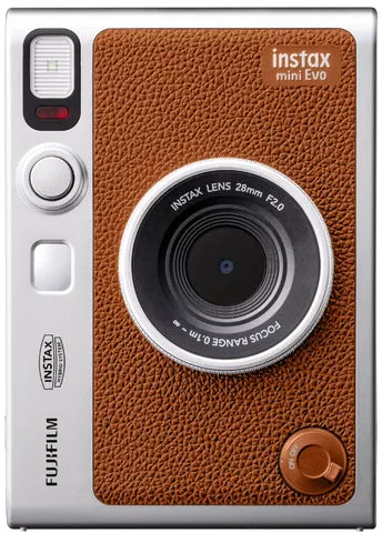 Câmera e Impressora para Smartphone Fujifilm Instax Mini EVO Brown - Loja Fujifilm