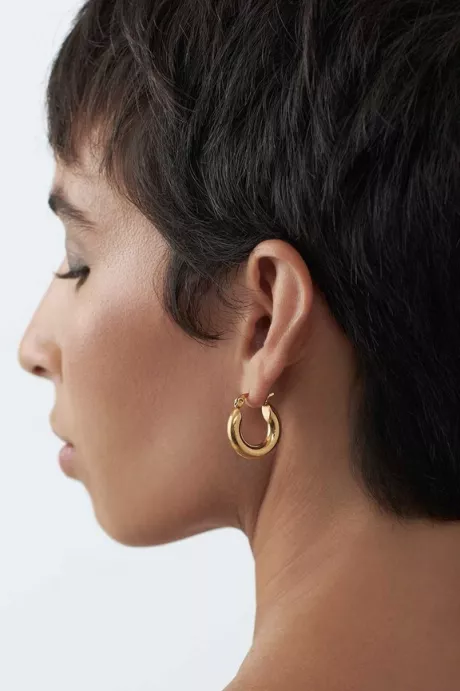 Argola Gaudi Dourada - Dipua