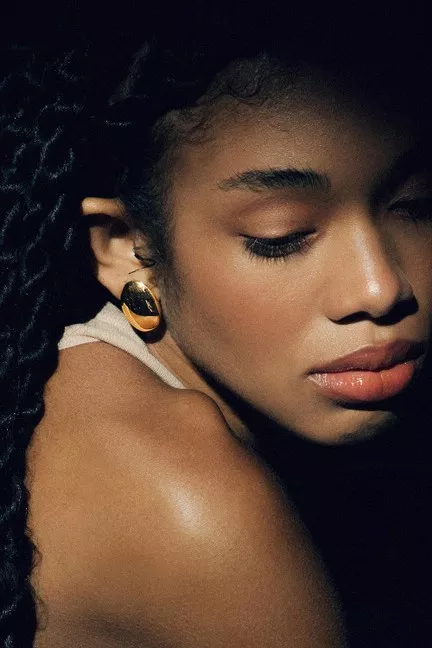 Brinco Botton Banhado a Ouro - Dipua