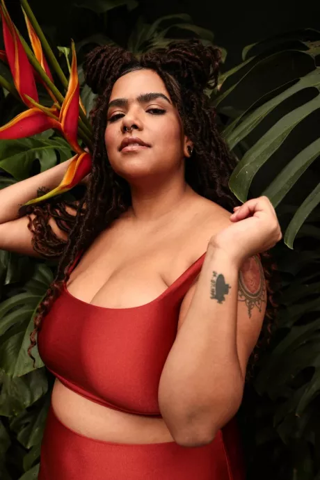 Top Cropped Lycra Liquor - TAM g