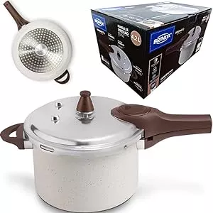 Panela de Pressão 4,2L Ceramic Life com Fundo de Indução Pressure Brinox - Vanilla | Amazon.com.br