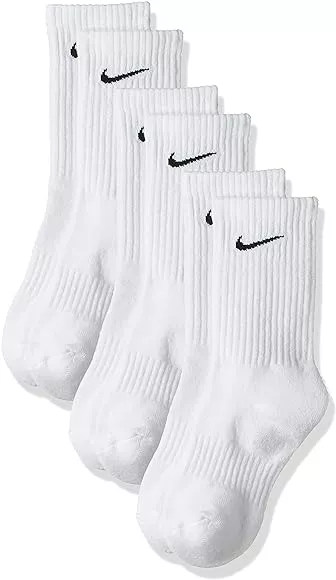 Nike Unisex Everyday Cushion Crew 3 Pair Socks, white, l : Amazon.de: Fashion