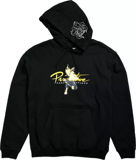 Moletom Primitive X Naruto Shippuden Nuevo Kurama Preto