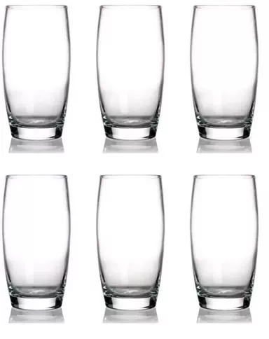 Jogo Kit Copo Vidro Oca 300ml C/6 Nadir - Agua Suco Drink Co Cor Transparente | Frete grátis