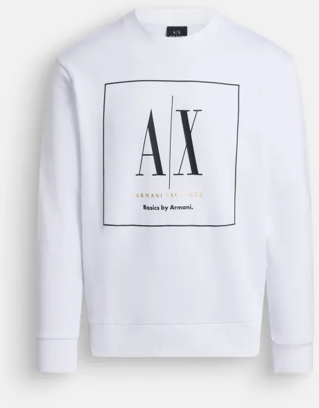 ARMANI EXCHANGE Sweatshirt weiß » günstig online kaufen | Outletcity