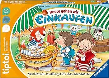 Ravensburger tiptoi Spiel 00119 - Heute gehen wir Einkaufen - Lernspiel für Kinder ab 3 Jahren: Amazon.de: Spielzeug