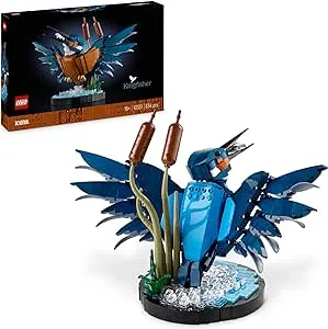 LEGO Icons Eisvogel Modellbausatz für Erwachsene, Vogel-Modell fürs Wohnzimmer oder Büro, Wohn- und Homeoffice-Deko, Geschenk für Vogelliebhaber und Ornithologen, Frauen und Männer 10331: Amazon.de: Spielzeug