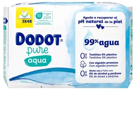 Toalhitas Dodot Aqua Pure