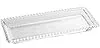 WOLFF - Travessa de Cristal 30cm x 13cm x 3cm - Transparente - Linha Pearl | Amazon.com.br