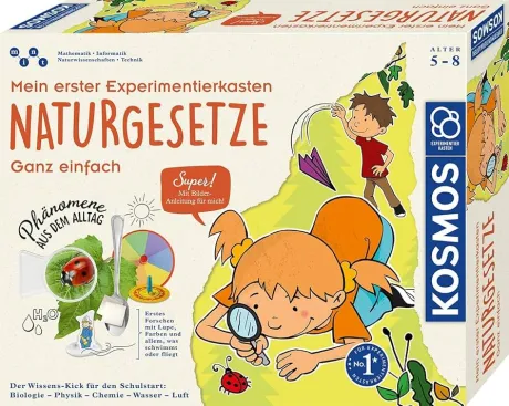 KOSMOS 602284 Mein erster Experimentierkasten Naturgesetze - ganz einfach, Spielerische Experimente für kleine Forscher, Experimentierkasten für Kinder ab 5 Jahre: Amazon.de: Spielzeug