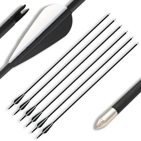 6er Set Pfeile mit Metallspitze– BOWRILLA