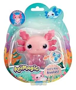 Animagic Let’s Glo Axolotl – Rosa, Elektronisches & Leuchtendes Haustier Kinder ab 4 Jahren, Sensorisches Spiel & Taktile Erfahrung, Dehnbarer Körper, Kuscheltier DASS Schwimmt & Leuchtet im Wasser: Amazon.de: Spielzeug