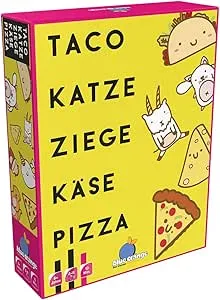 Blue Orange, Taco Katze Ziege Käse Pizza, Partyspiel, Kartenspiel, 2 bis 8 Spieler, ab 8 Jahren, 10 Minuten, Deutsch: Amazon.de: Spielzeug