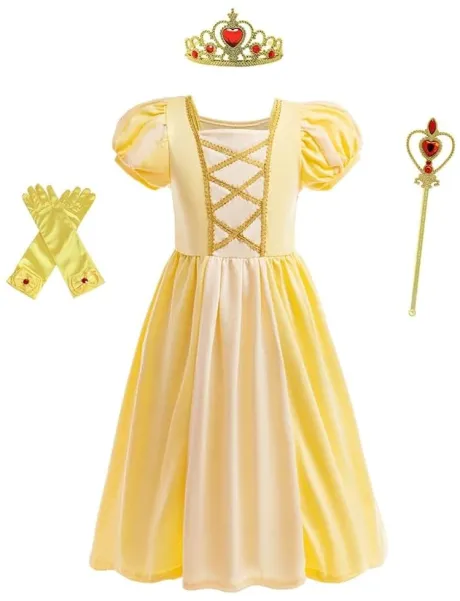 Lito Angels Prinzessin Belle die Schöne und das Biest Kleid Kostüm