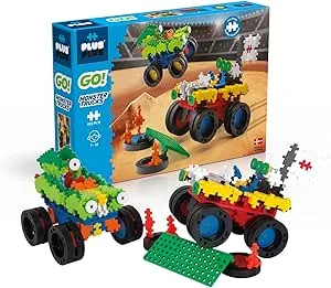 Plus-Plus 9607014 Kreativ-Bausteine, Monster Trucks, Konstruktionsspielzeug, PlusPlus Go, 600 Teile, Basic.: Amazon.de: Spielzeug