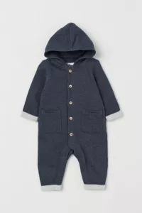 Sweat-Overall - Dunkelblaumeliert - Kids | H&M DE
