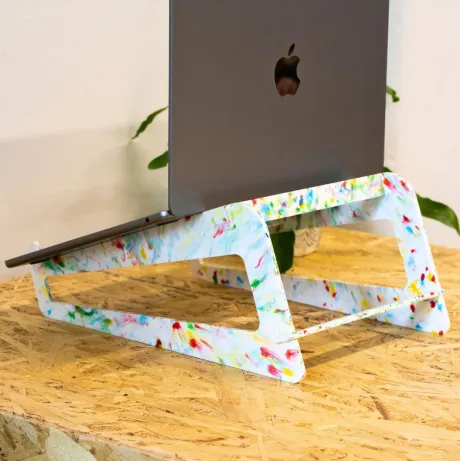 Recycled Laptop Stand | Sustainable Office Set Made from Recycled Plastic – Banish