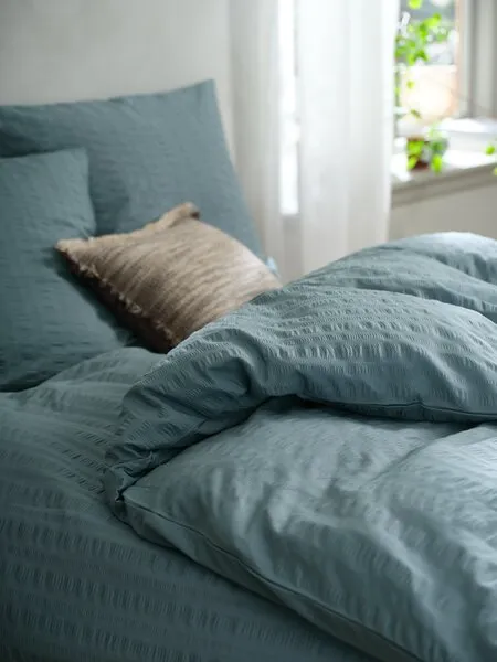 Seersucker-Bettwäsche (135x200) 17,50 €